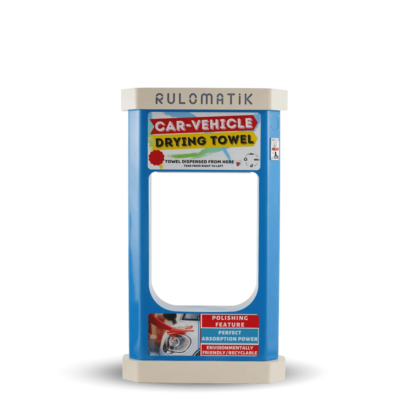 Rulomatik™ Car Drying Towel Vending Machine