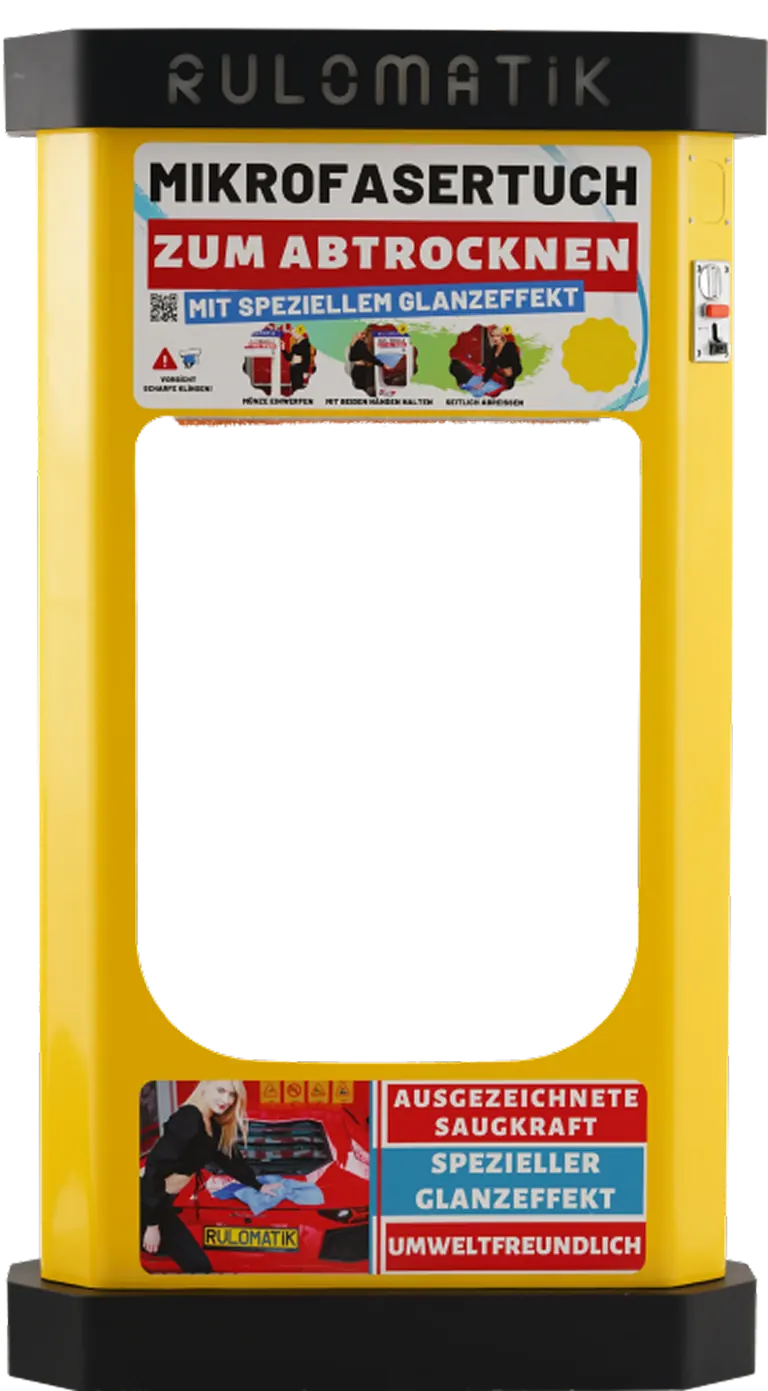 Rulomatik Car Drying Towel Vending Machine — model 0612092Y