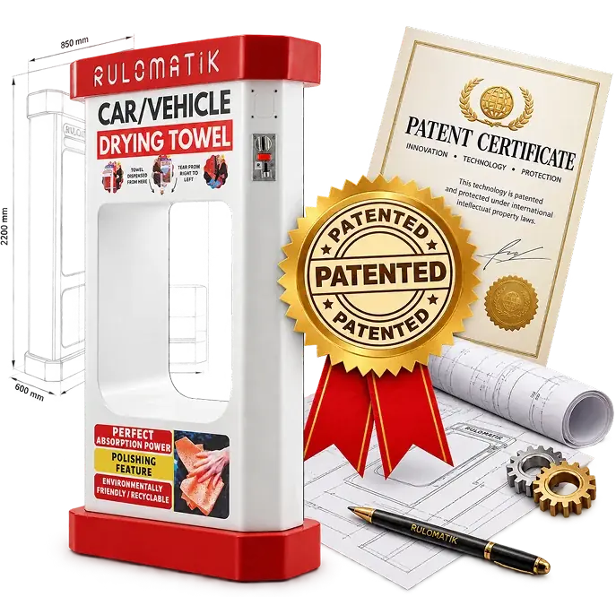 Rulomatik patent-protected vending technology