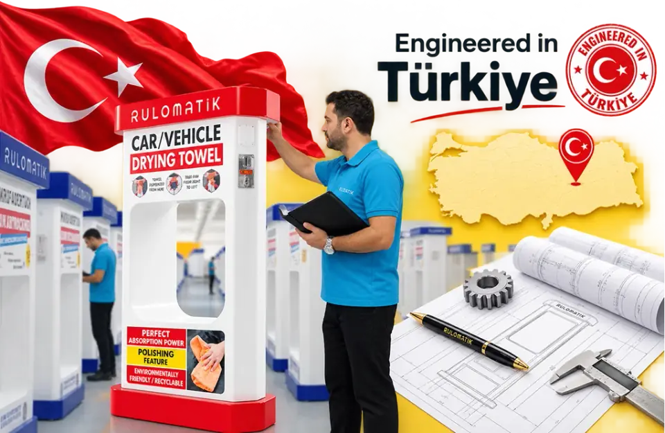 Rulomatik vending machines engineered in Türkiye