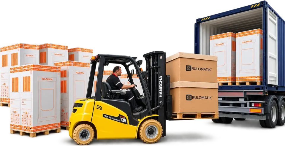 Rulomatik continuous product supply and logistics