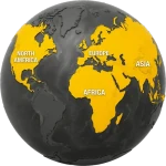 Continents represented in the Rulomatik network