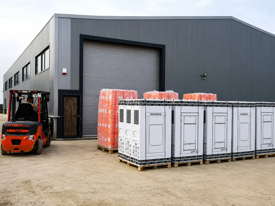 Rulomatik logistics center building
