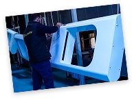 Assembly of Rulomatik vending machines